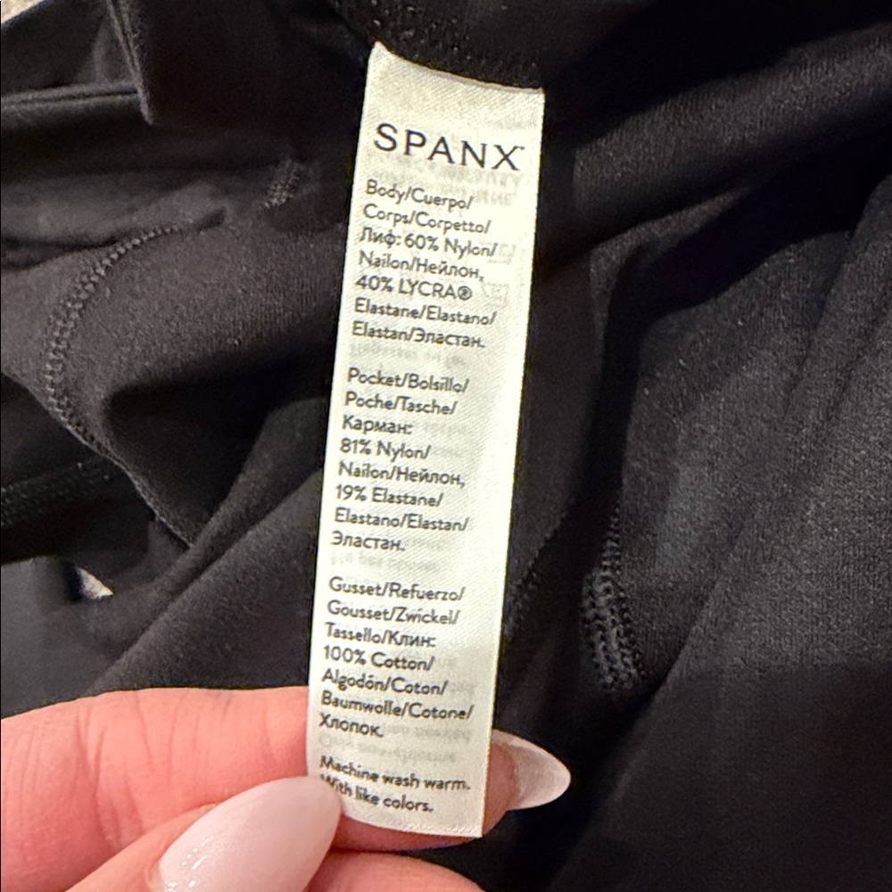 SPANX Booty Boost Active Full Length Leggings Black S NWT - Picture 13 of 13
